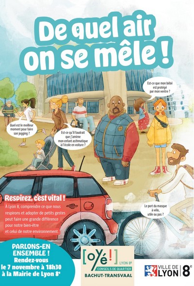 Soirée de sensibilisation à la qualité de l’air à Lyon 8 – « De quel air on se mêle ? » – 7 novembre 2025 1
