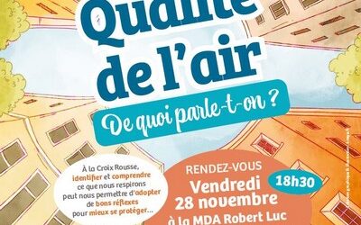 Soirée de sensibilisation à la qualité de l’air à Lyon 4 – « De quoi parle-t-on ? » – 28 novembre 2025