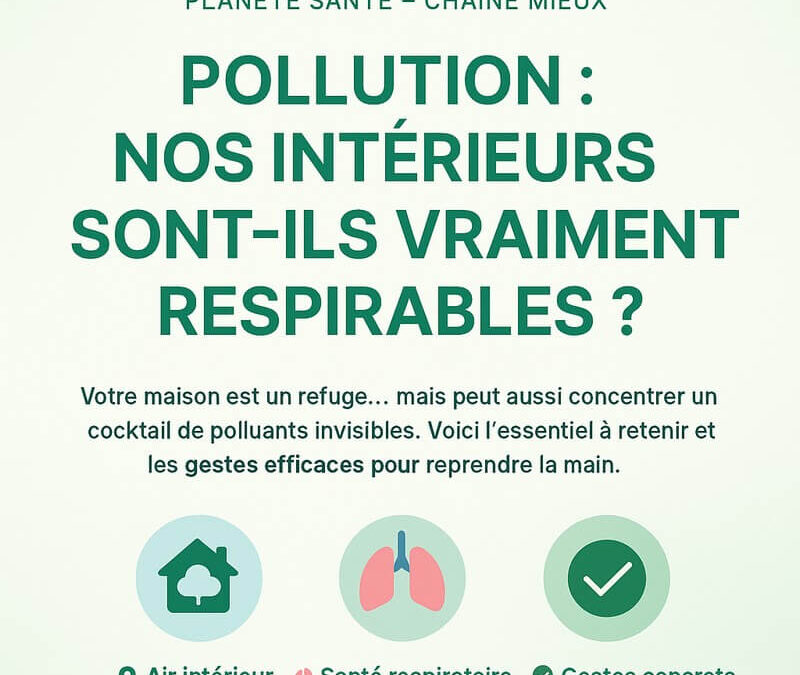 Pollution intérieure : et si notre maison n’était pas si saine qu’on le croit ?
